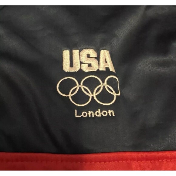 USA Olympic Committee Pullover Size Adult XL Jacket London Made in U.S.A - Picture 4 of 5